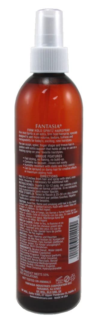 Fantasia Spritz Liquid Mousse 12oz Bonus Pump( Firm) (3 Pack)